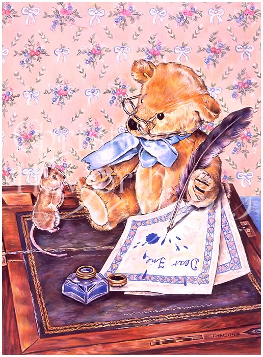 Meadow Cottage Bears : A Little Mischief &copy; Copyright Christine Haworth Designs