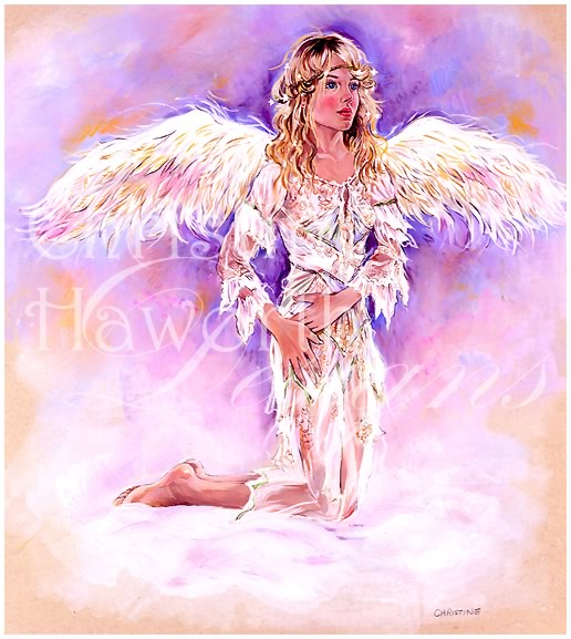 Angel Whispers : Angel Of Hope © Copyright Christine Haworth Designs