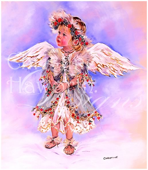 Angel Whispers : Angel Of Purity © Copyright Christine Haworth Designs