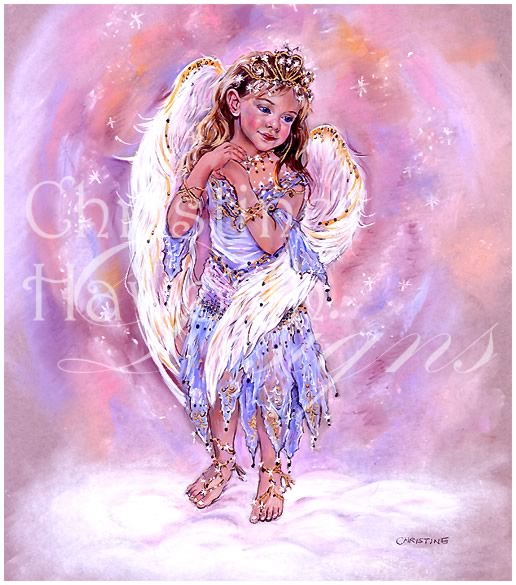 Angel Whispers : Angel Of True Happiness © Copyright Christine Haworth Designs