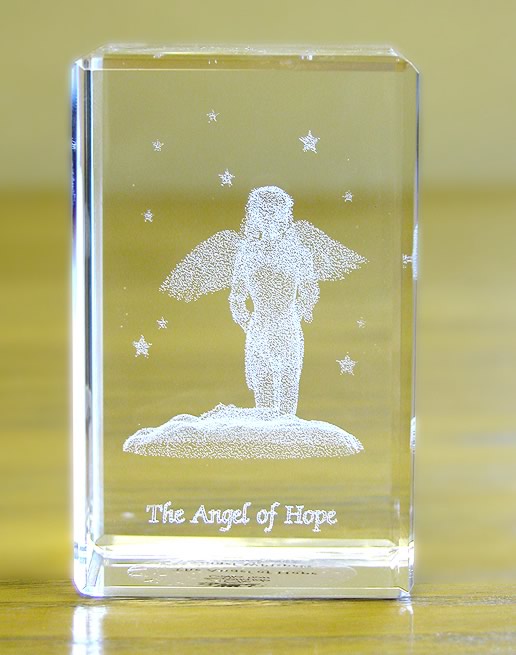 Angel of Hope Crystal &copy; Copyright Christine Haworth Designs